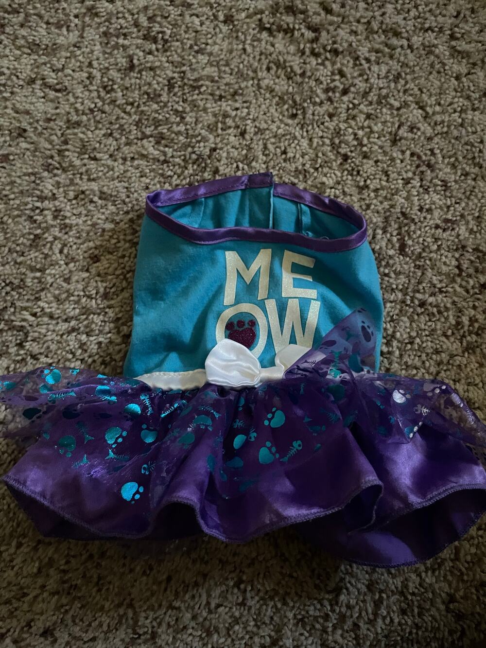 Build a bear meow cat dress
